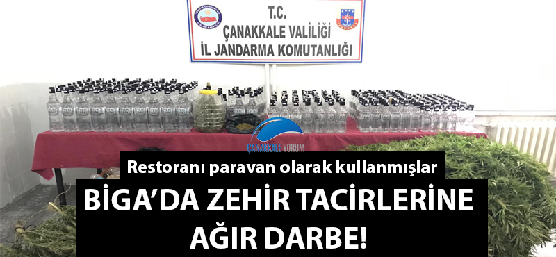 Biga'da zehir tacirlerine ağır darbe!