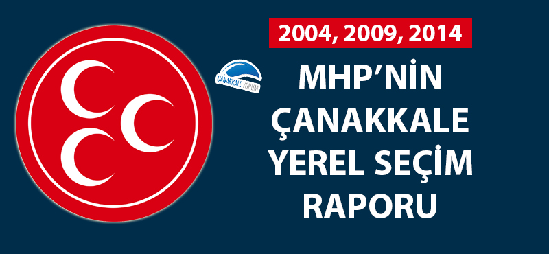 MHP'nin Çanakkale yerel seçim raporu (2004, 2009, 2014)