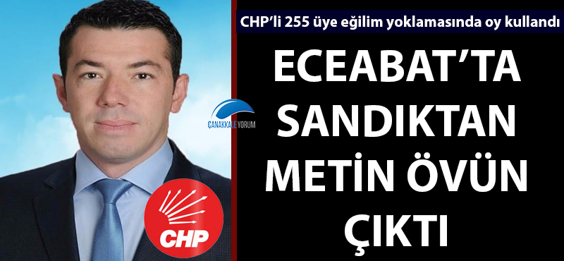 Eceabat'ta sandıktan Metin Övün çıktı