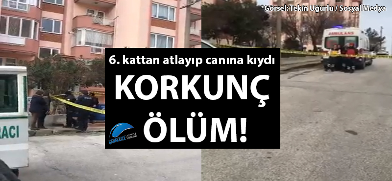 6. kattan atlayıp canına kıydı!