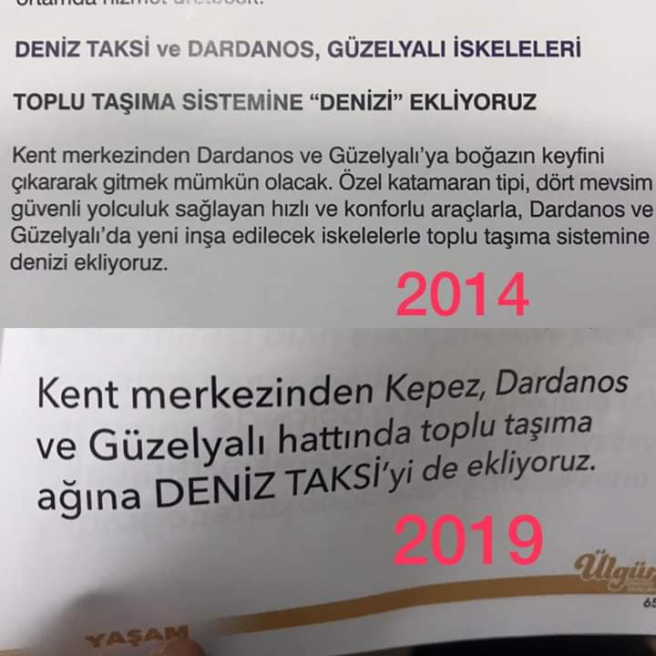 Seçim farklı, vaat aynı!