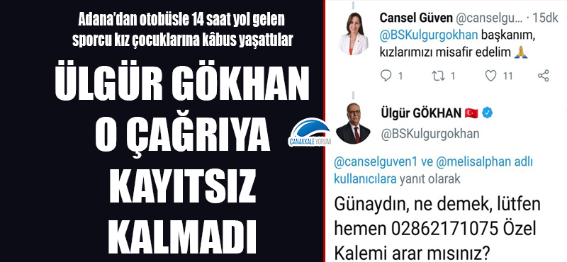 Ülgür Gökhan o çağrıya kayıtsız kalmadı