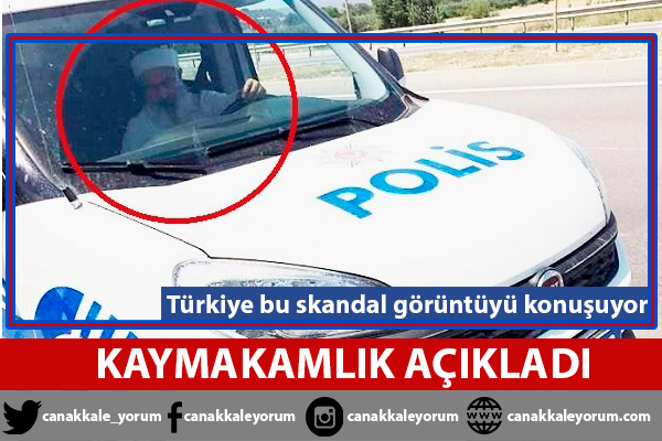 Bayramiç Kaymakamlığı'ndan sarıklı sakallı polis açıklaması