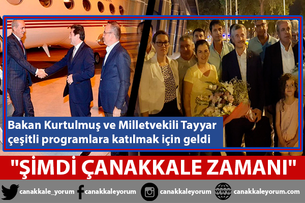 Numan Kurtulmuş ve Şamil Tayyar Çanakkale'de