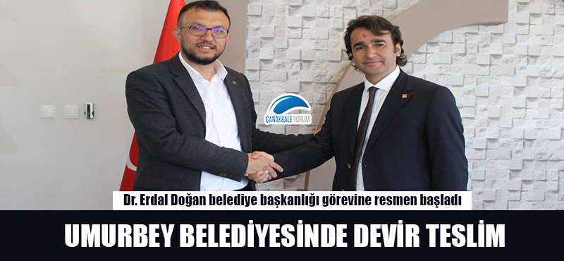 Umurbey Belediyesinde devir teslim