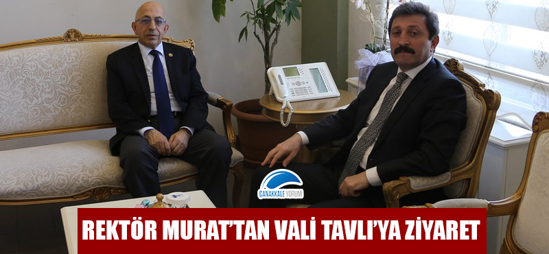 Rektör Murat'tan Vali Tavlı'ya ziyaret