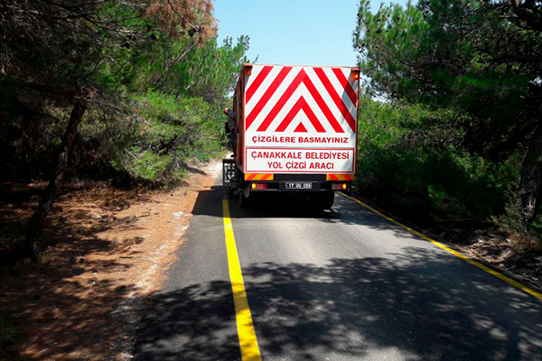 Bozcaada Gün Batımı Yolu tamamlandı