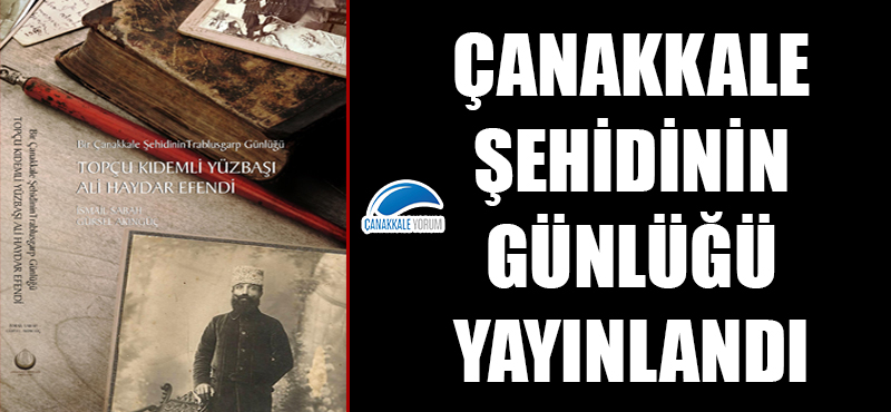 Çanakkale şehidinin günlüğü yayınlandı