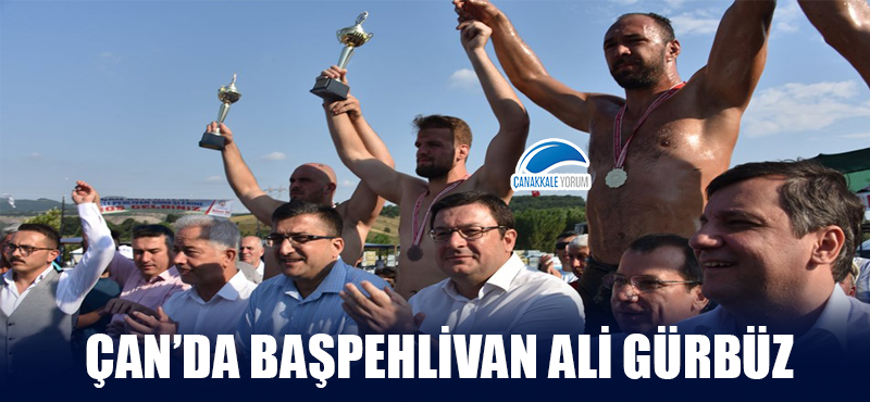 Çan'da başpehlivan Ali Gürbüz