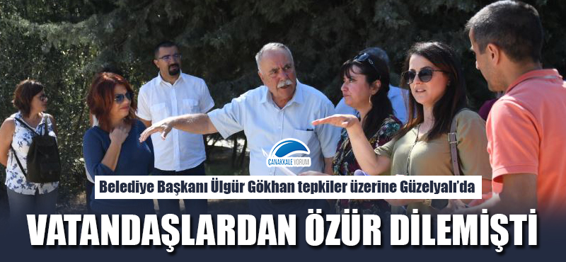 Başkan Gökhan tepkiler üzerine Güzelyalı'da