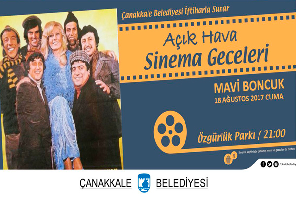 Çanakkale'de Açık Hava Sinema Geceleri başlıyor