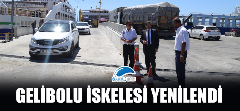 Gelibolu İskelesi yenilendi