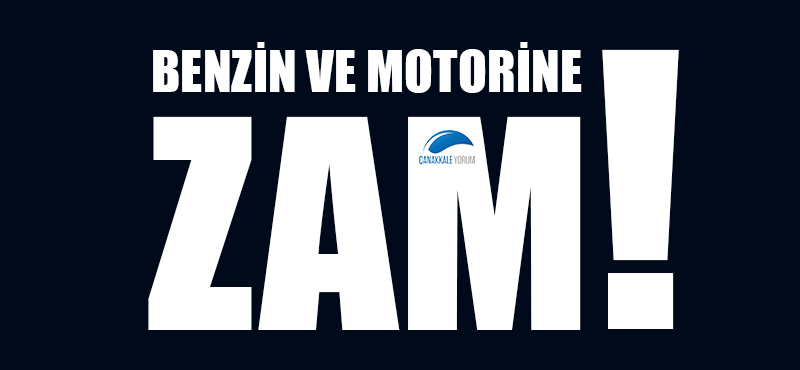 Benzin ve motorine zam!