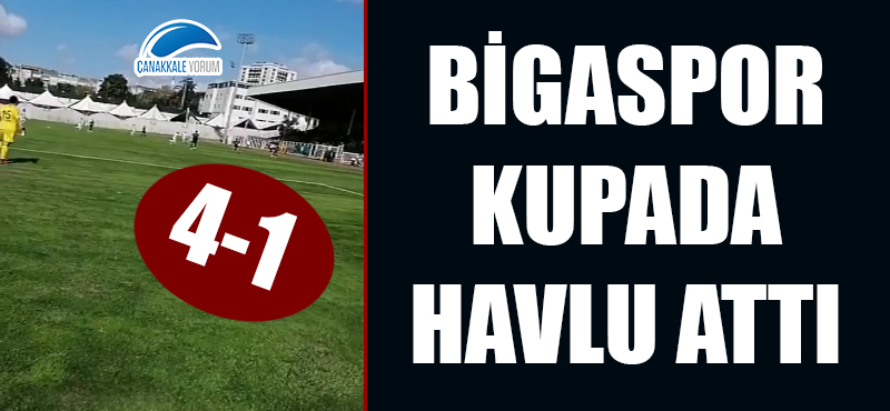 Bigaspor kupada havlu attı