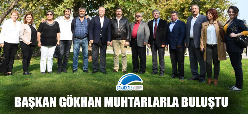 Başkan Gökhan muhtarlarla buluştu