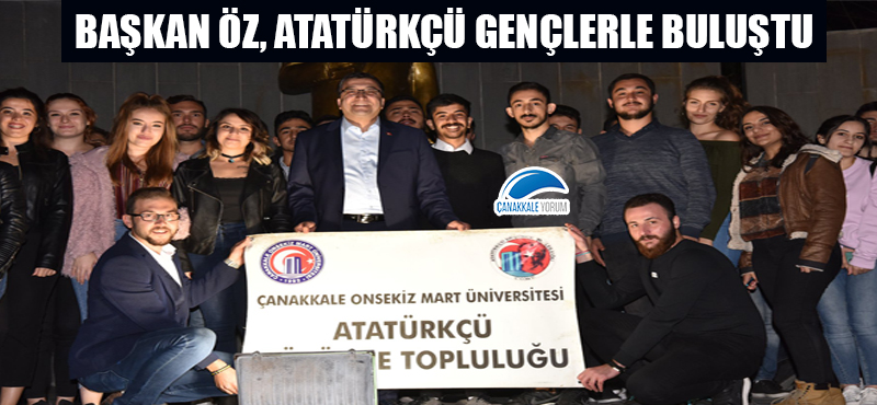 Başkan Öz, Atatürkçü gençlerle buluştu