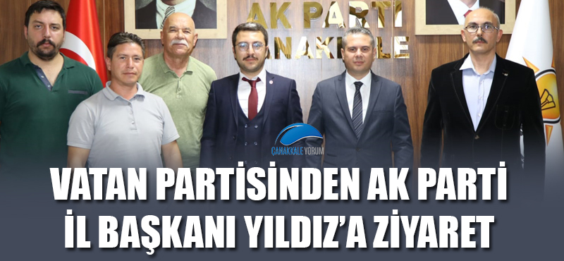 Vatan Partisinden AK Parti İl Başkanı Yıldız'a ziyaret