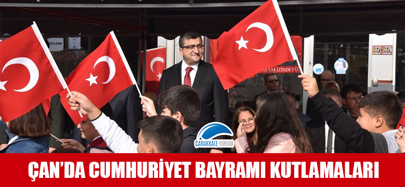 Çan'da Cumhuriyet Bayramı kutlamaları