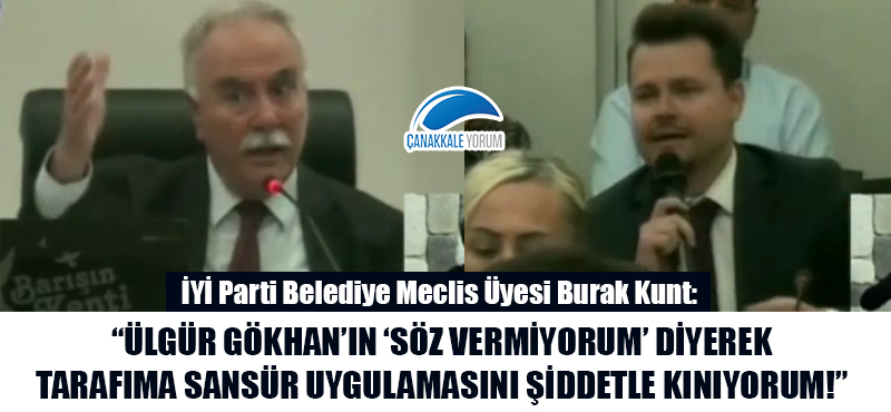 Burak Kunt: "Ülgür Gökhan'ın 'söz vermiyorum' diyerek tarafıma sansür uygulamasını şiddetle kınıyorum!"