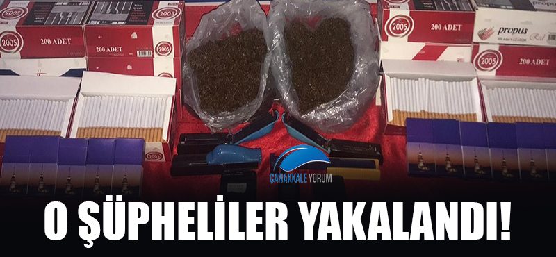 O şüpheliler yakalandı!