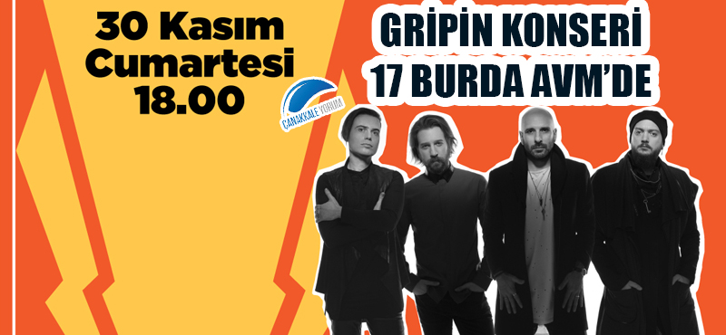 Gripin konseri 17 Burda AVM'de