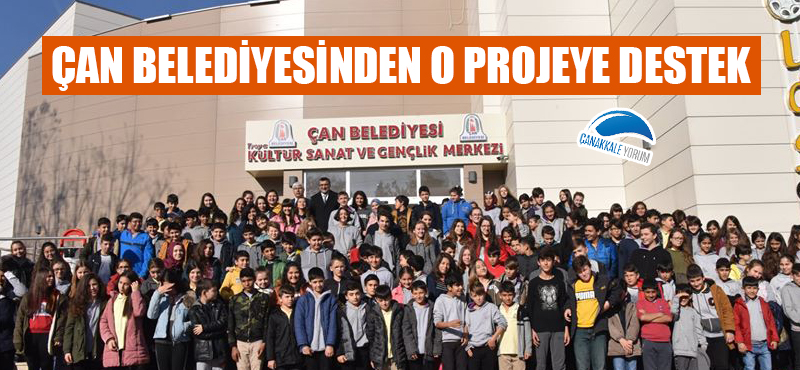 Çan Belediyesinden o projeye destek