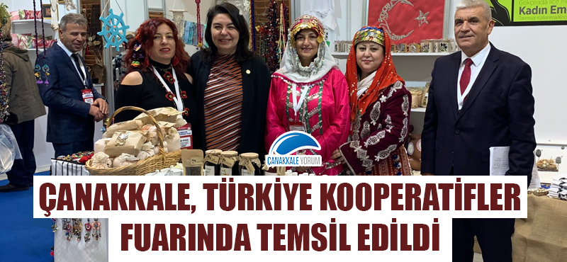 Çanakkale, Türkiye Kooperatifler Fuarında temsil edildi