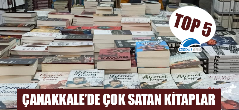 TOP 5 &#124; Çanakkale'de çok satan kitaplar