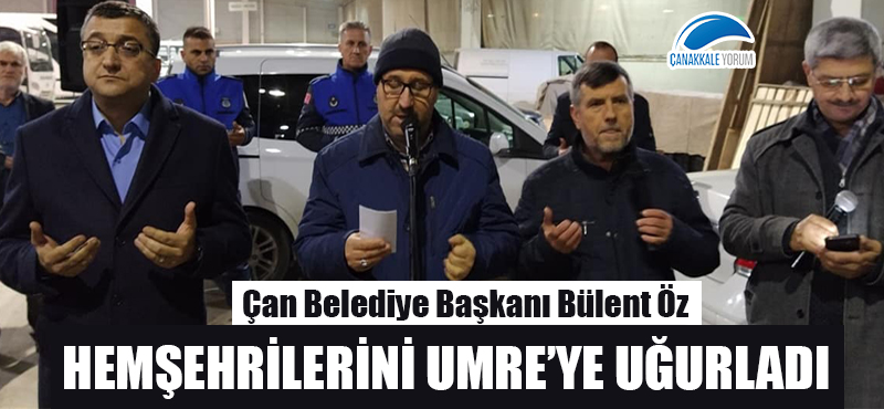 Başkan Öz, hemşehrilerini Umre'ye uğurladı