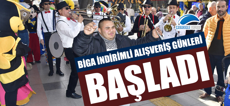 Biga İndirimli Alışveriş Günleri başladı