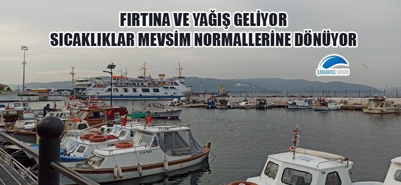 Fırtına ve yağış geliyor, sıcaklıklar mevsim normallerine dönüyor!