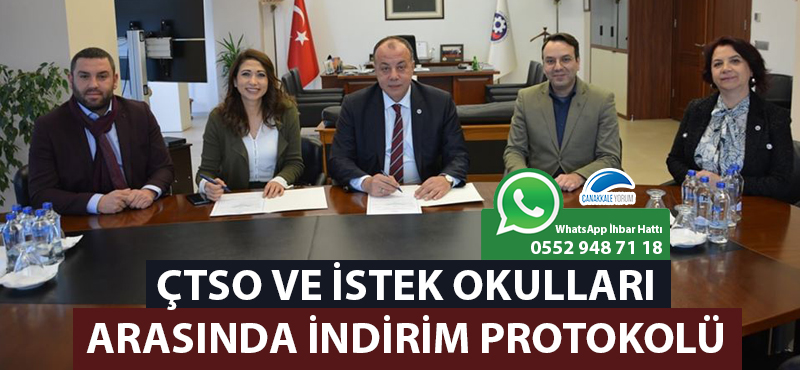 ÇTSO ve İstek Okulları arasında indirim protokolü