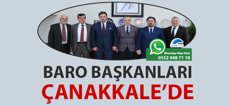 Baro Başkanları Çanakkale'de