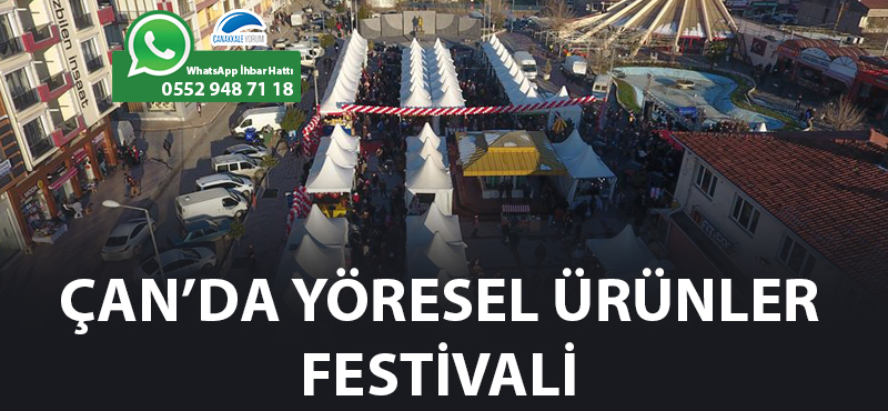 Çan'da yöresel ürünler festivali