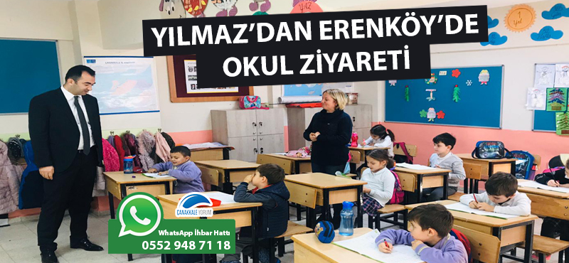 Yılmaz'dan Erenköy'de okul ziyareti