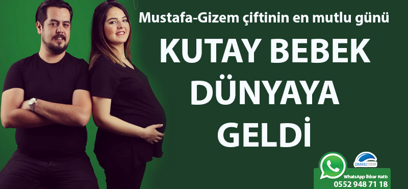 Kutlu çiftinin en mutlu günü: Kutay bebek dünyaya geldi