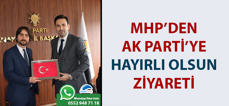 MHP'den AK Parti'ye hayırlı olsun ziyareti