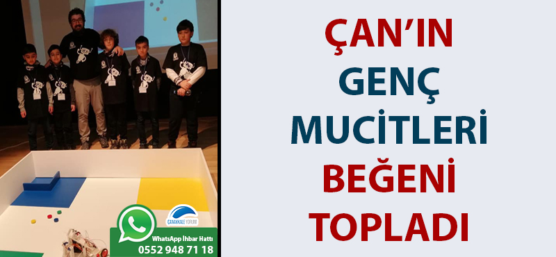 Çan'ın genç mucitleri beğeni topladı