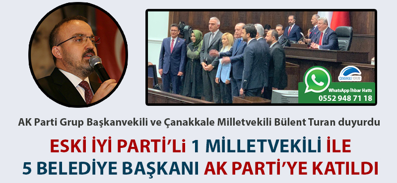 Bülent Turan duyurdu: Eski İYİ Parti'li 1 milletvekili ile 5 belediye başkanı, AK Parti'ye katıldı