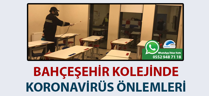 Bahçeşehir Kolejinde koronavirüs önlemleri