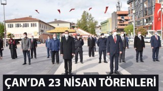 Çan'da 23 Nisan törenleri