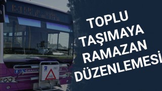 Toplu taşımaya Ramazan düzenlemesi