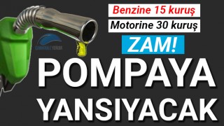 Benzine 15, motorine 13 kuruş zam!