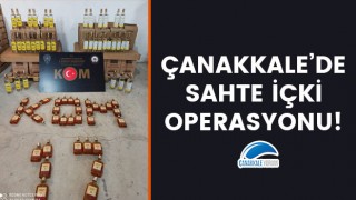 Çanakkale'de sahte içki operasyonu!