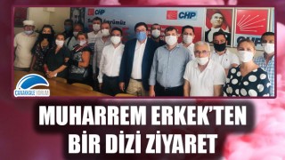 Muharrem Erkek'ten bir dizi ziyaret