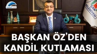 Başkan Öz'den kandil kutlaması