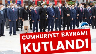 Çanakkale'de Cumhuriyet Bayramı kutlandı