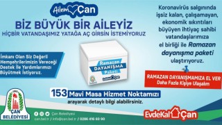 Çan Belediyesi’nden hayırseverlere Ramazan Kolisi çağrısı