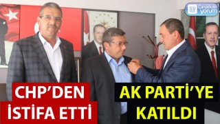 Geyikli’de CHP’li eski başkan AK Parti’ye katıldı