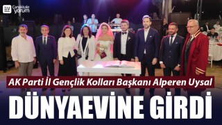 Alperen Uysal dünyaevine girdi